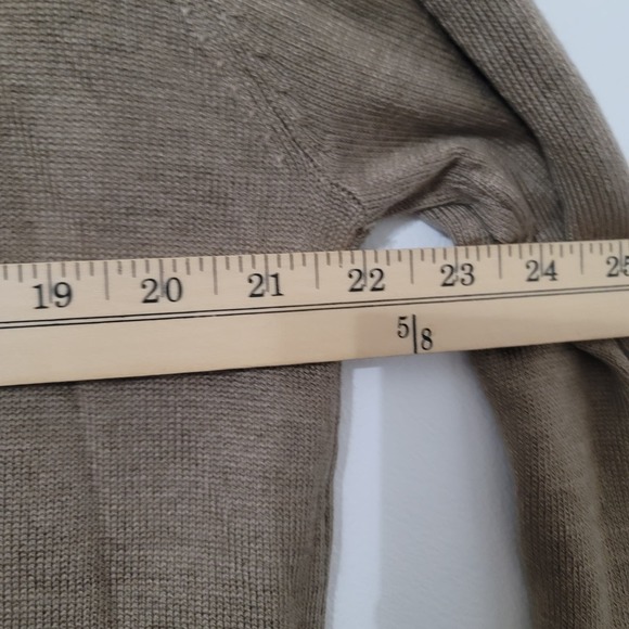 Tricots St Raphael Argyle Sweater M Brown Pullover Preppy Crew Grandpa Academia - Picture 5 of 6